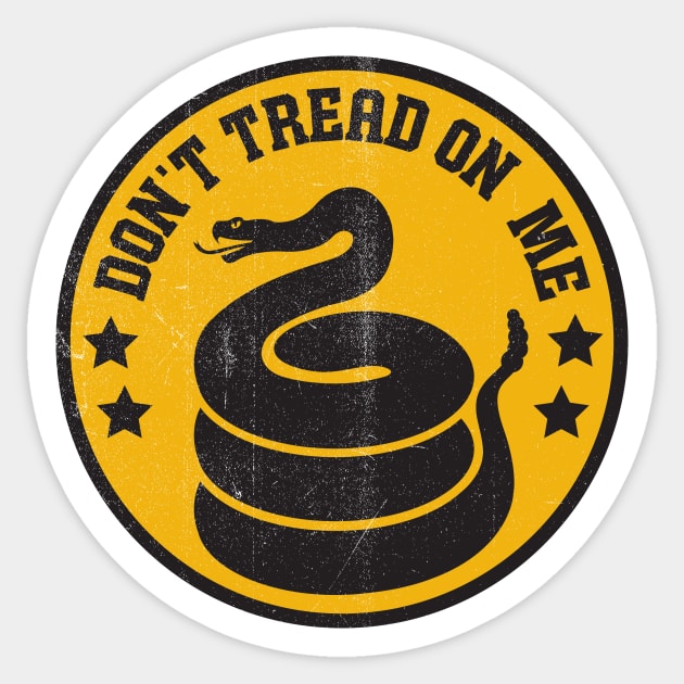 DON'T TREAD ON ME Sticker by stayfrostybro